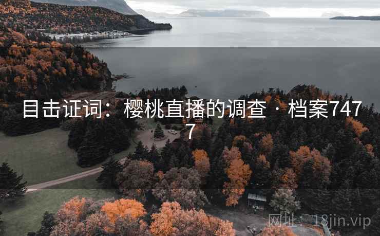 目击证词：樱桃直播的调查 · 档案7477